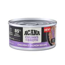 Acana  Canned Food Chunks In Broth Chic & Salmon for Kitten 85g
